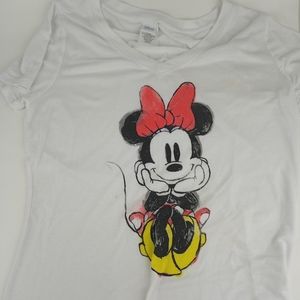 Disney Minnie Mouse T-shirt Size Large Woman's